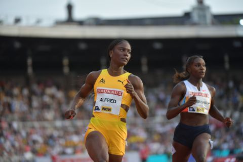 *Julien Alfred Shatters 31-Year Record at Stockholm Diamond League with Blazing 100m Win*