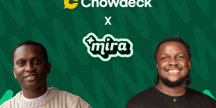 Chowdeck acquires Mira to gain competitive edge in Nigeria’s food delivery race