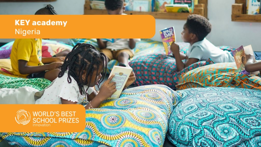 KEY Academy Lagos teacher engaging students in a hands-on project-based learning activity