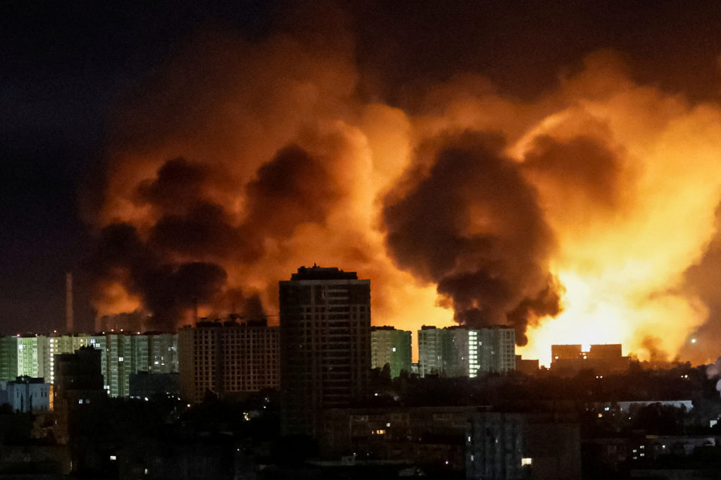 Russia drone attack Ukraine 728 Shahed drones overnight