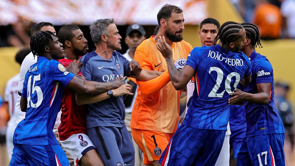 "Post-Match Punch-Up: Luis Enrique Breaks Down PSG vs Chelsea Players' Tensions After Club World Cup Final"