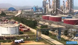 Aerial view of Dangote’s $250 million cement plant in Attingué, Ivory Coast, with 3 million tonnes annual capacity