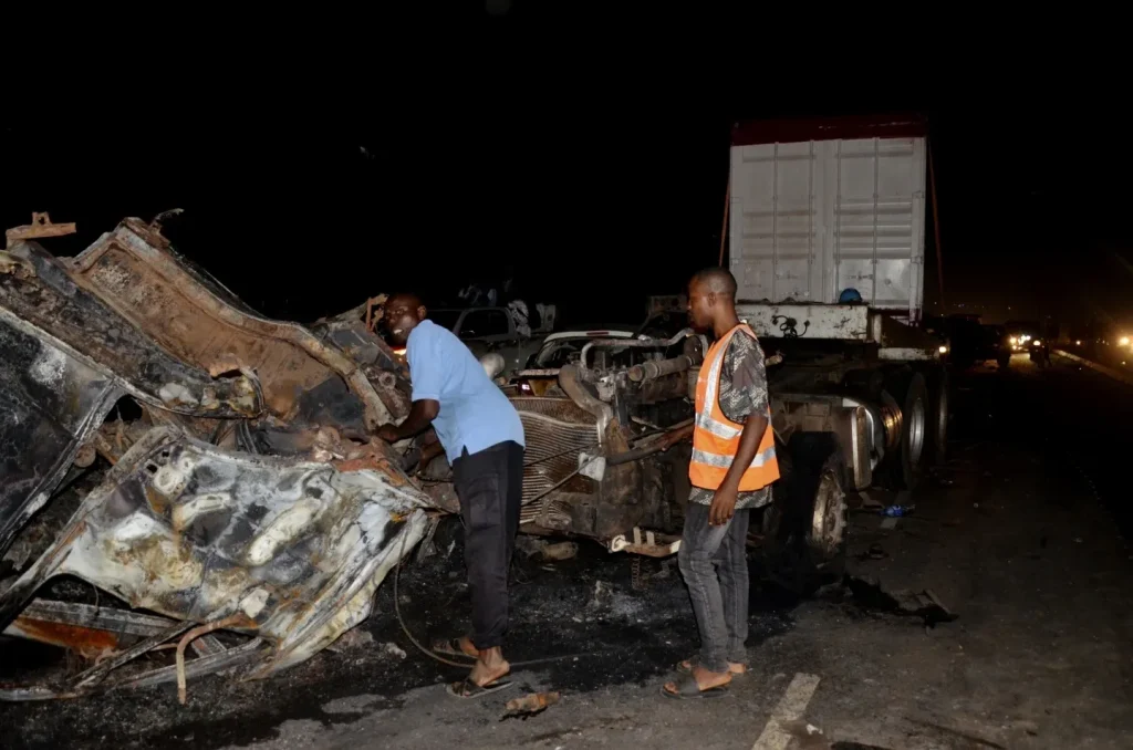 Dangote Group truck involved in fatal accident in Auchi, prompting justice demand from Phyna and Kate Henshaw
