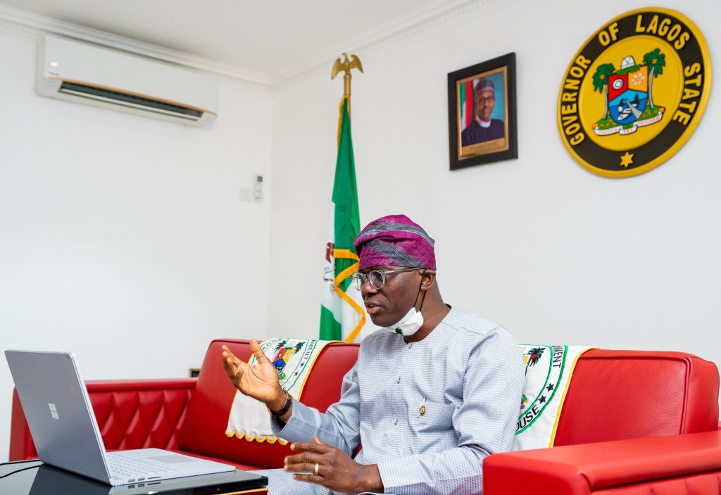 Governor Sanwo-Olu Speaking about Lagos cuts agency fee to 5% on annual rent.