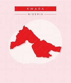 Kwara State map with church icon showing Eruku rescue