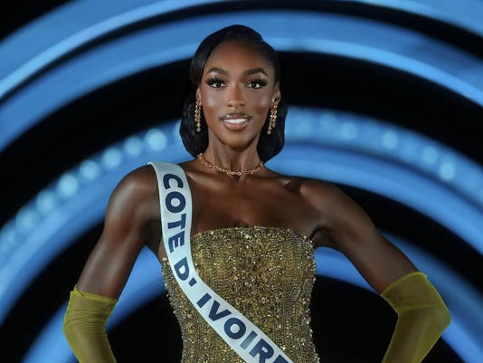 Olivia Yacé of Côte d’Ivoire resigning her Miss Universe title