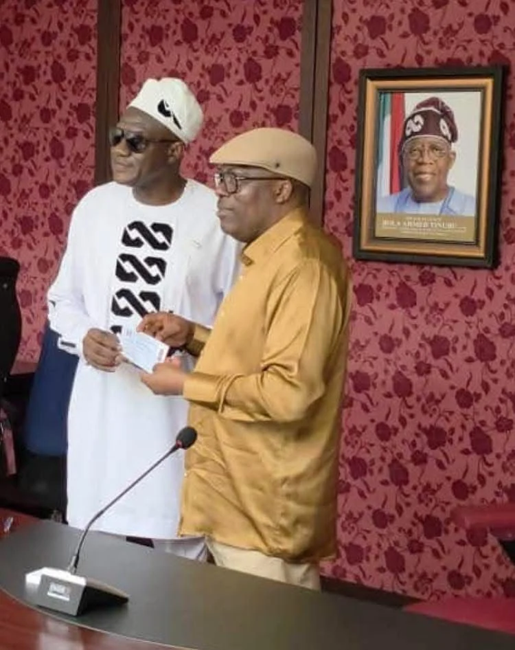 Fubara receives APC membership card