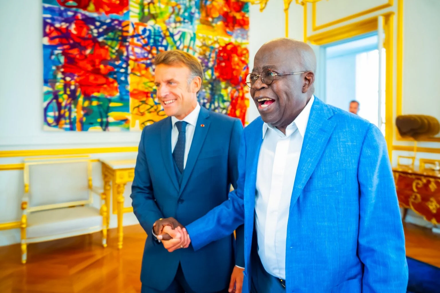 Tinubu Macron security talks