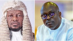 Rivers State Chief Judge Simeon Amadi addressing court orders on Fubara impeachment