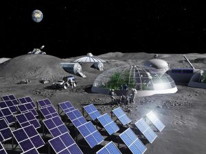 new space race moon US China