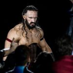 Wrestler Benjamin Satterley, known as Pac, in the ring during an AEW event.